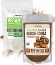 XPRS Nutra Organic Chaga Powder 4 Ounce s številko 00 predločene prazne kapsule (100-številčna)