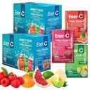 Ener-C multivitaminska mešanica - vitaminski paketi za vodo, elektrolitski paketi v prahu, vitaminski alkoholni mešanica, hidracijska tekoča mešanica, imunski spodbujevalec za odrasle, zdrava energija - varietetni paket, 60 števcev