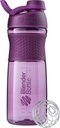 BlenderBottle SportMixer Shaker steklenica kot nalašč za beljakovinske Shake in Pred vadbo, 28-Ounce, Plum