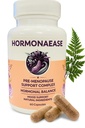 HormonaEase ženske Wellness dodatek – Vegansko Hormonal Balance, Mood & Energy Podpora z Maca Root & Dong Quai