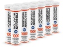 Natančnost Hidracija Elektrolitske tablete - Multi Jakost šumeče Hidracijske tablete - Combats Cramp - Nizka kalorija, Gluten Free, Vegan/ Vegetarijansko prijazno (12 Cevi, 1000mg/L - Orange Tube)