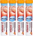 Mivolis Vitamin C šumeče tablete - prehranska dopolnila 4 pakiranja x 20 kosov