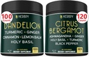 Bundele 6in1 Dandelion dodatek & 6in1 Citrus Bergamot dodatek - Podpora relaksacija, srce, digestion zdravje in imunski