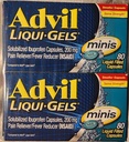 Advil Liqui-Gels Minis, 80 kapsul na steklenico (3 steklenice)