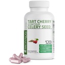 Bronson Tart Cherry Extract + Kapsule iz zelenega semena - močno čiščenje sečne kisline, skupna podpora za mobilnost in regeneracijo mišic - ne GSO Formula, 120 Vegetarijanske kapsule