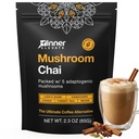 Notranja Elevate Superfood goba Chai - Ultimate Coffee Alternative - Adaptogene gobe čajna pijača z levjo grivo, Cordyceps, Chaga, Reishi, Turčija rep (35 Servings)