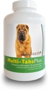 Zdrave pasme kitajski Shar Pei Multi-Tabs Plus Žvečljive tablete 180 Število