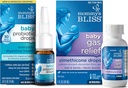 Mamina Bliss Baby Probiotične kapljice vsak dan za prebavne in imunitete zdravje, 30 Serving (Pack of 1) s hitro delujočim Baby Gas Relief kapljice 100 Serving (Pack od 1)