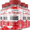 (5 Pakiranje) Keto-Cut Chews ACV Gummies - Keto-Cut Chews Premium Keto ACV za napredno hujšanje, Keto + ACV Gummy, Keto Cut Chews Največja moč, KetoCut Chews Mnenja (300 Gummies)