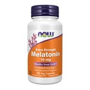 NOW Foods Supplements, melatonin, ekstra moč 10 mg, Free Radical Scavenger*, Zdrav cikel spanja*, 100 Veg kapsule