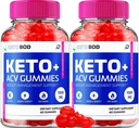 KetoBod Gumies Supplement – Keto BOD + Teža ACV Gumies Apple Cider Vinegar 1000MG, KetoBod Gumies Mnenja, Vitamin B12 (2 paket - 120 Gumies)