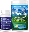 Narava je popolna noč melatonin 5mg hitro raztopiti mešano jagodičevje 200 Število z serenost Magnezij v prahu 15 oz Lemon malina