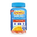 Emergen-C Imune+ Triple Action Imune Support Gumies, BetaVia (R), 1000mg Vitamin C, B Vitamini, Vitamin D in antioksidanti, Super Orange - 45 Število