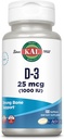 KAL Vitamin D3 1000 i.e. softgels (25 μg), aktivna oblika vitamina D, kalcijeva absorpcija, zdravje kosti, imunski dodatek, tekoči polnjeni ActivGel, izdelan brez soje, 100 servingov, 100 softgels