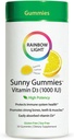 Mavrična svetloba - Sunny Gummies Vitamin D3 1000 i.e., Podpora za zdrave kosti, mišice in imuniteto v družini prijazno žvečljivi z vitaminom D3, brez soje, brez glutena, Sour Lemon, 50 Gummy kapljice