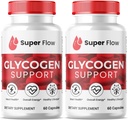SPRESSO (2 kapsuli Super Flow Glycogen, SuperFlow Glycogen Support, Glyco Optimizer Formula, naravni čistilec krvnih žil, Premium Super Flow Glycogen Support (120 kapsul)