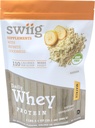 swiig Premium Daily Whey Protein Matrix Banana 2,2 lb – 20 g Protein Gluten-free No-GMO Fillers No Umetne arome Okrepljene z aminokislinami za obnovo mišic Vse naravne formule