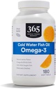365 by Cela živila Trg, Omega-3 Lemon, 180 ct