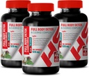 Dodatek za razstrupljanje telesa - komplet za razstrupljanje in čiščenje telesa 920 MG - rdeča Clover formula - 3 steklenice 300 kapsul