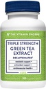 The Vitamin Shoppe Triple Jakost Zeleni čaj Extract 750mg Kapsule z EGCG – Naravni antioksidant za podporo maščobe Presnova – Boji prosti radikali – brez kofeina (100 vegetarijanske kapsule)