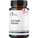 Oblike za zdravje Kalcijev malat - 500mg Kalcijev malat Chelat + Vitamin D (D3) Podpora za kosti dopolnilo za ženske + moške - ne-GMO (120 kapsul)