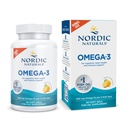 Nordic Naturals Omega-3, Lemon Flavor - 90 Soft Gels - 690 mg Omega-3 - ribje olje - EPA & DHA - Imunska podpora, zdravje možganov in srca, Optimalna Wellness - Non-GMO - 45 Serving