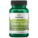Swanson Grozdni semenski antioksidant Prosti radikali Zdrav krvni tlak podpora polifenoli OPCS (oligomerni proantocianidini) Zeliščni dodatek 380 mg 100 kapsul