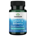 Swanson standardiziran lutein & borovnice 60 sgel