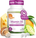 Zahler - Advanced Vitamin D3 10.000 i.e. softgels (250 števk) Košir Vegetarijanski Prijazni vitamin D za imuno podporo, kosti, zobje in mišice zdravje - enostavno požiranje VIT D 3