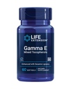 Life Extension Gama E Mešani tokoferoli, zdravo staranje, Vitamin E dodatek, Izboljšana s sezamov lignani, Gluten-free, Non-GMO, 60 mehkih gelov