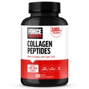 FORCE FACTOR kolagen peptidi, kolagen za ženske in moške, narejene s hidroliziranim govejim kolagenom tipa 1 & 3 za zdrave lase, kožo, nohte, & sklepe, Premium kakovost, ne-GMO, 120 Collagen tablete