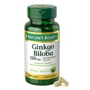 Narava Bounty Ginkgo Biloba Kapsule 120mg, Podpora pomnilniku, Podpira funkcije možganov in miselno pozornost, 100 kapsul