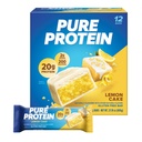 Čiste proteinske palice, visoke beljakovine, hranilni prigrizki za podporo energije, nizko sladkor, limonina torta, 1,76 oz, 12 Število (paket 1)(Packing maj Vary)