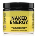 NAKED Energija - Pure Pre Workout Powder za moške in ženske, Vegan, Unflavored, Zdrava Pred vadbo - Brez dodanih sladil, Barve ali arome - 50 Strežnice