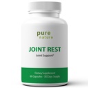 PureNature Joint Rest - skupni dodatek za podporo z glukozamin, Chondroitin, Boswellia, MSM, Kurkurja, Bromelain, – 60 kapsul