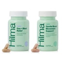 Hilma Natural Gas in Bloating Relief za ženske, Zdravnik oblikovan z organskimi sestavinami, Lemon Balm, Komarček in Peppermint List, 50 Veganske kapsule