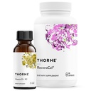 THORNE - Celična podpora Bundele - Vitamin D + K2 Tekoči in ResveraCel - Podpora Zdrave kosti, mišice, in staranje