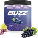 Jutro Buzz Energy Powder Grape Drink - Energy Boost Drink Mix - Sugar-free Energija z antioksidanti - Jutranji Kickstart in Športna prehrana vzdržljivost Izdelek