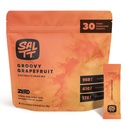 SALTT Elektroliti v prahu Aromatizirana pijača Mix - Groovy Grenivke - 30 Hydration Packets - Magnezij, Kalij, Natrij, Trace Minerals - Zero Sugar & Gluten Free - Potovalne bistvene