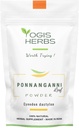 YOGIS HERBS Ponnanganni Leaf Powder (Sessile carryweed) – Holistični zdravstveni dodatek za oko, kožo, kosti, in Imunska Wellness 