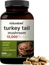 NatureBell Turčija Repne gobe Kapsule 15.000mg na serviranje, 240 Število 