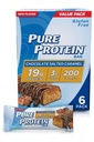 Čiste beljakovinske čokoladice, visoke beljakovine, hranilni prigrizki za podporo energije, nizek sladkor, brez glutena, čokoladna karamela, 1,76oz, 4 pakiranje