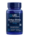 Life Extension Ginkgo Biloba Certified ExtractTM, 120 mg, pomaga ohranjati spomin in kognicijo, Gluten-free, Non-GMO, Vegetarian, 365 kapsul