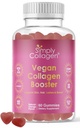 Preprosto Collagen® Vegan Colagen Booster Gumies za ženske in moške - spodbuja mladostno in lepo kožo, lase, nohte in las - ključne aminokisline in antioksidanti z biotin, vitamini A,C, & E