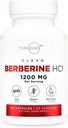 Tip Zero Berberine HCL 1200 mg 60 Kapsule - čista, brez glutena