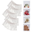 Gladke potovalne tablete vrečke za potovanja - 24 Reavable Certified Hrana Stopnja Zip Top Pills za medicino, Vitamini, Prigrizki in dodatki - Več 3,25 x 3,5" Velikost