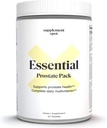 Essential Prostata Health Pack - Dnevni multivitaminski dodatki za moške w/Saw Palmetto, Vitamini, Minerali - Dnevni multivitaminski za moške v podporo prostate in splošno zdravje - 30 paketov