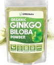 XPRS Nutra Organic Ginkgo Biloba Powder - Gingko Biloba Dodatki za kognicijo - Vegan prijazno Ginkoba Biloba Organic - Immuniteta povečanje Ginkgo Biloba Powder (8 oz)