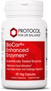 Protokol BioCore okrepljeni encimi - pomaga Digest Fižol & Crucifer Zelenjava* - Prebavni dodatek* - Amylase & Lipase - Kosher & Vegan - 90 Veg kapsule