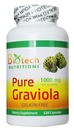 Pure Graviola Annona Muricata, 1000 mg Serviranje, 120 zelenjavnih kapsul